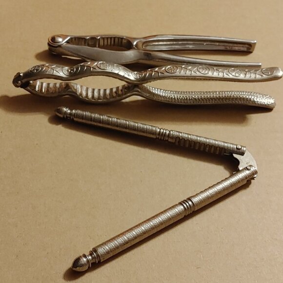 Nutcracker Seafood Cracker LOT of 3 Metal Crackers - Picture 1 of 3